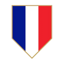 Pictogramme d'un écusson aux trois bandes du drapeau français