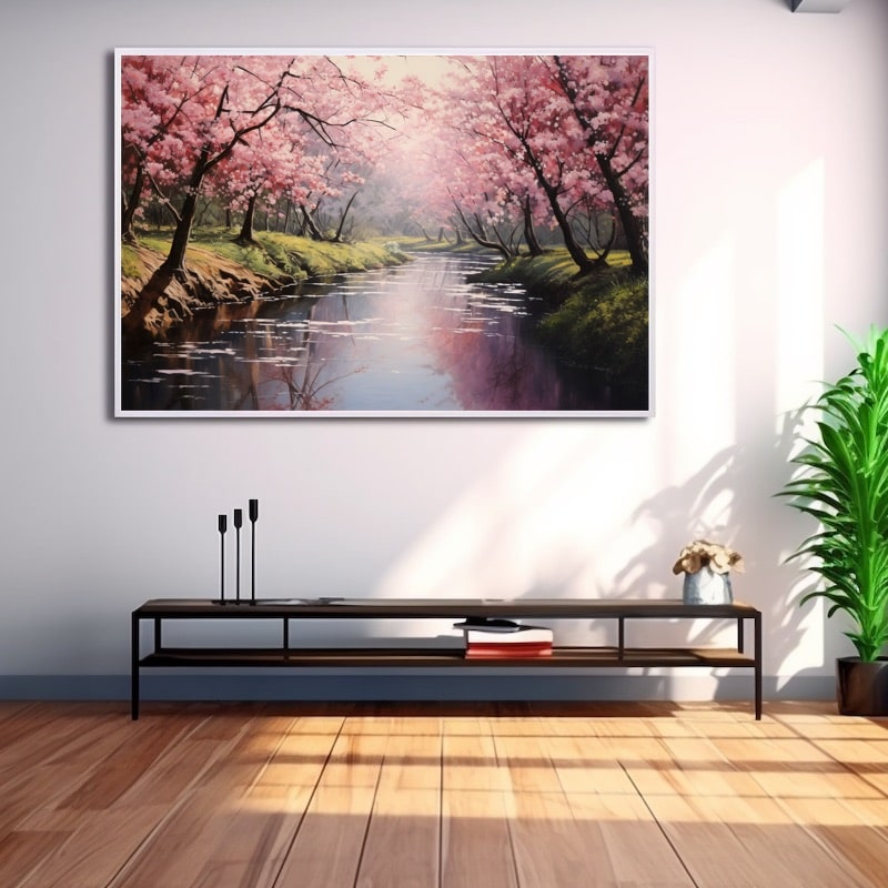 Peinture Cerisier Japonais
