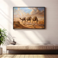 Thumbnail for Peinture Chameaux Dans Desert