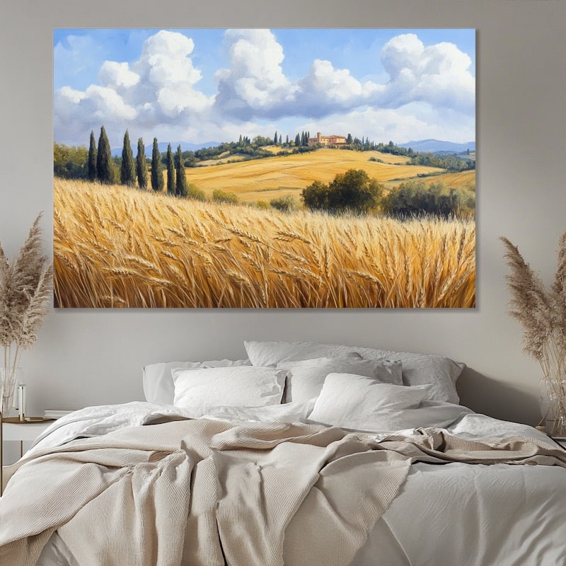Peinture Champs de Blé