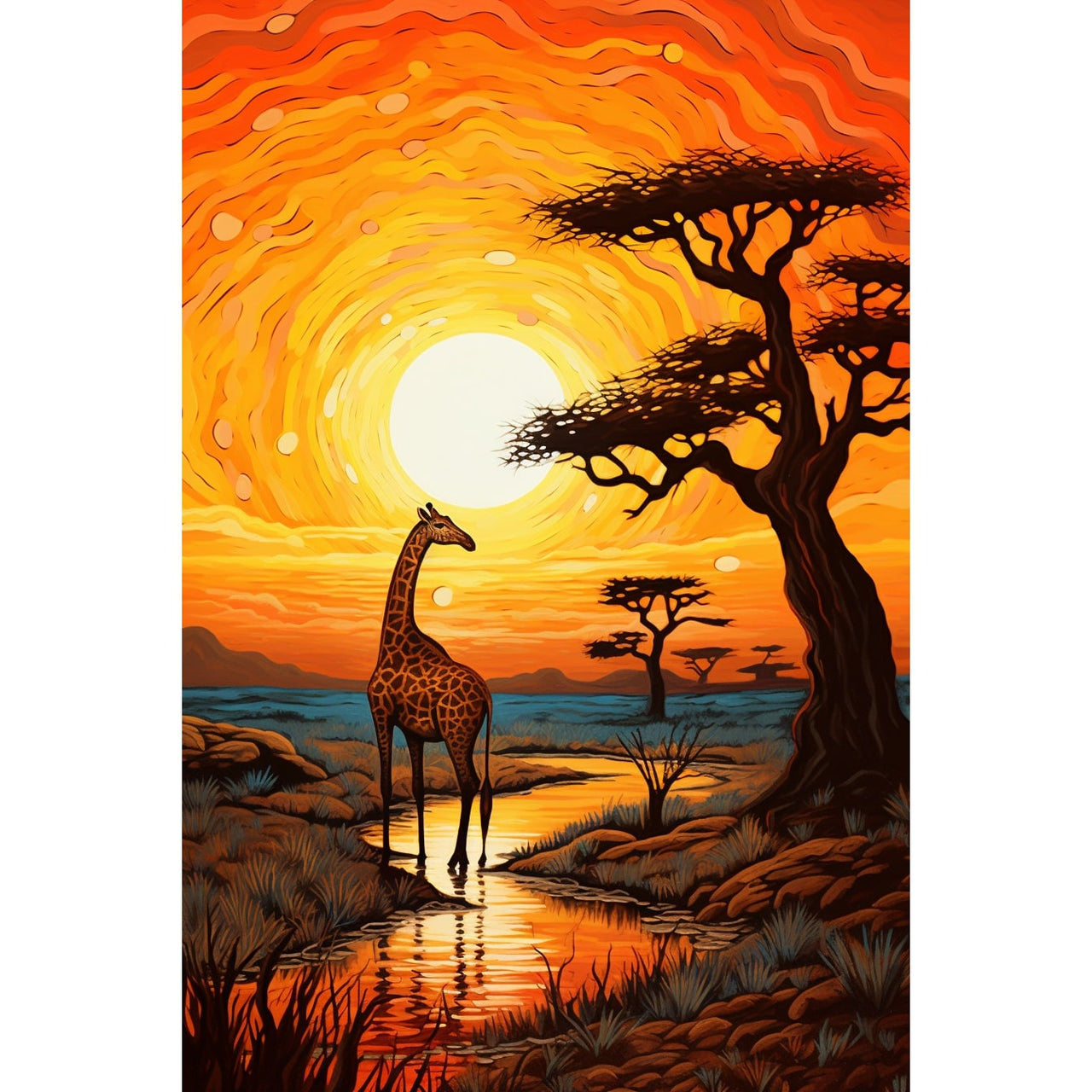 Peinture De Savane Maternelle