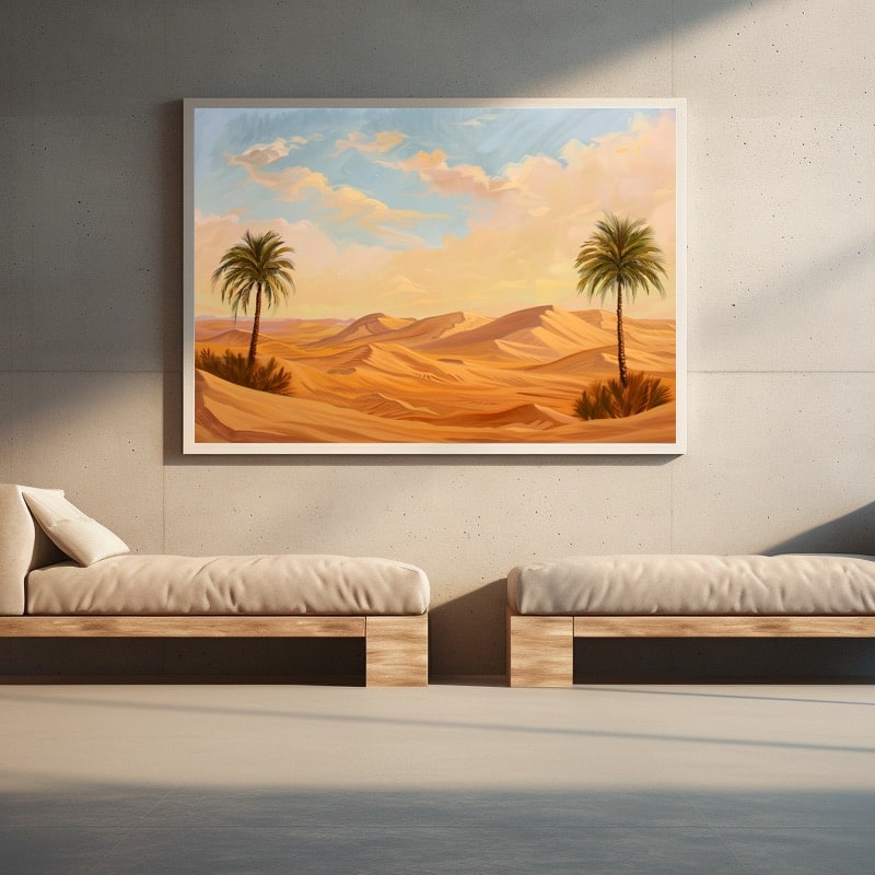 Peinture Desert Marocain