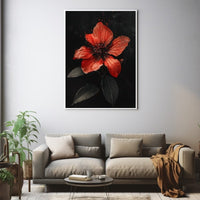 Thumbnail for Peinture Fleur Rouge