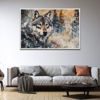 Thumbnail for Peinture Loup Abstrait