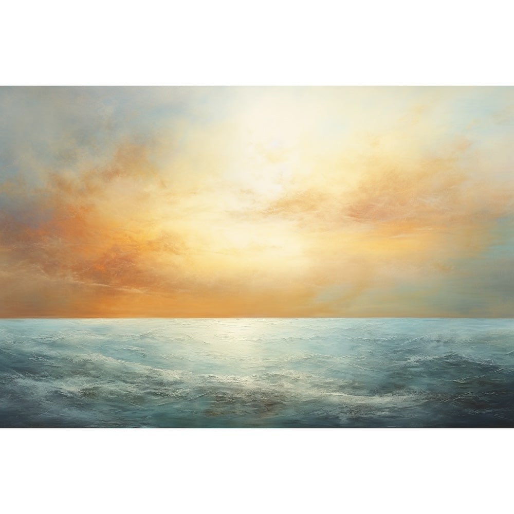 Tableau Abstrait Mer