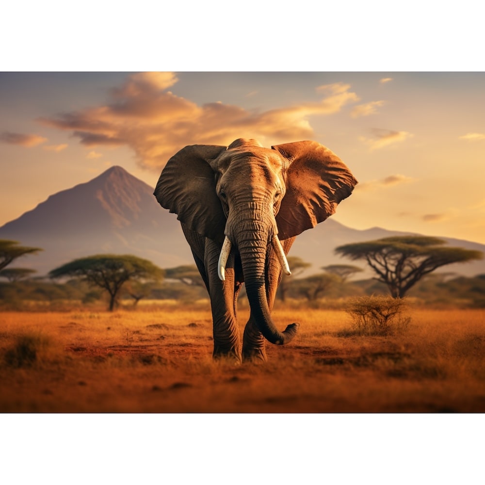 Tableau Éléphant Grand