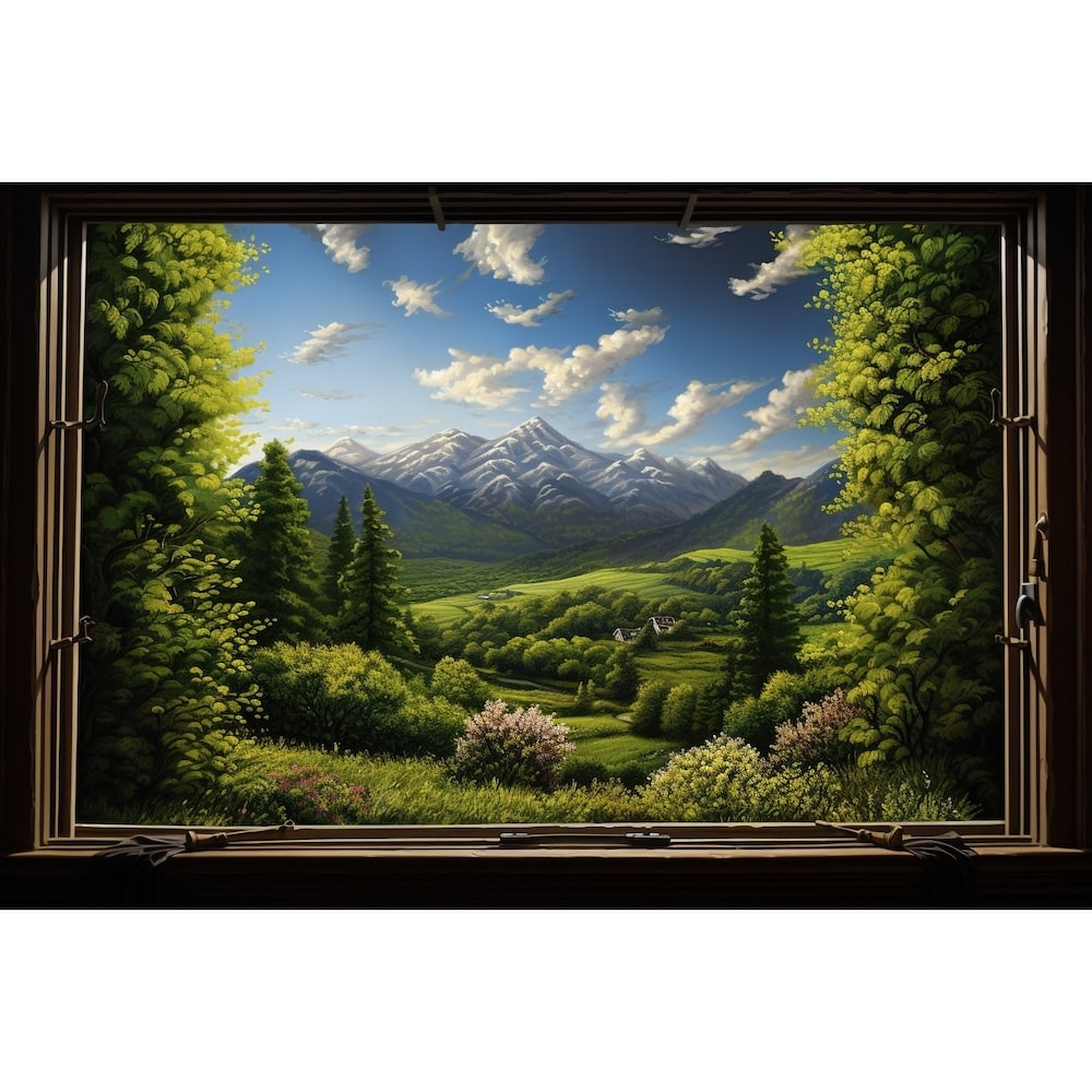 Tableau Fenêtre Paysage