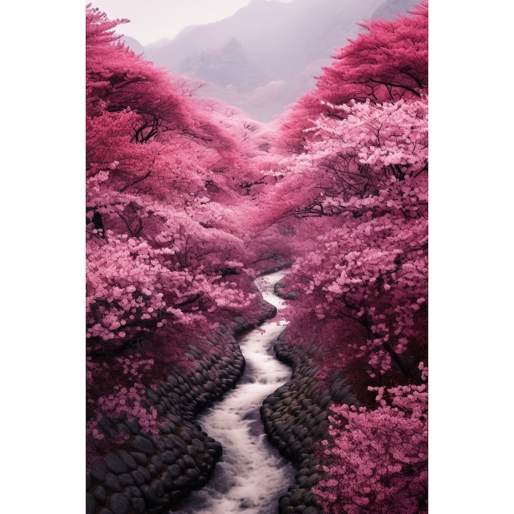 Tableau Fleur De Cerisier Japonais