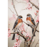 Thumbnail for Tableau Japonais Fleurs Oiseaux