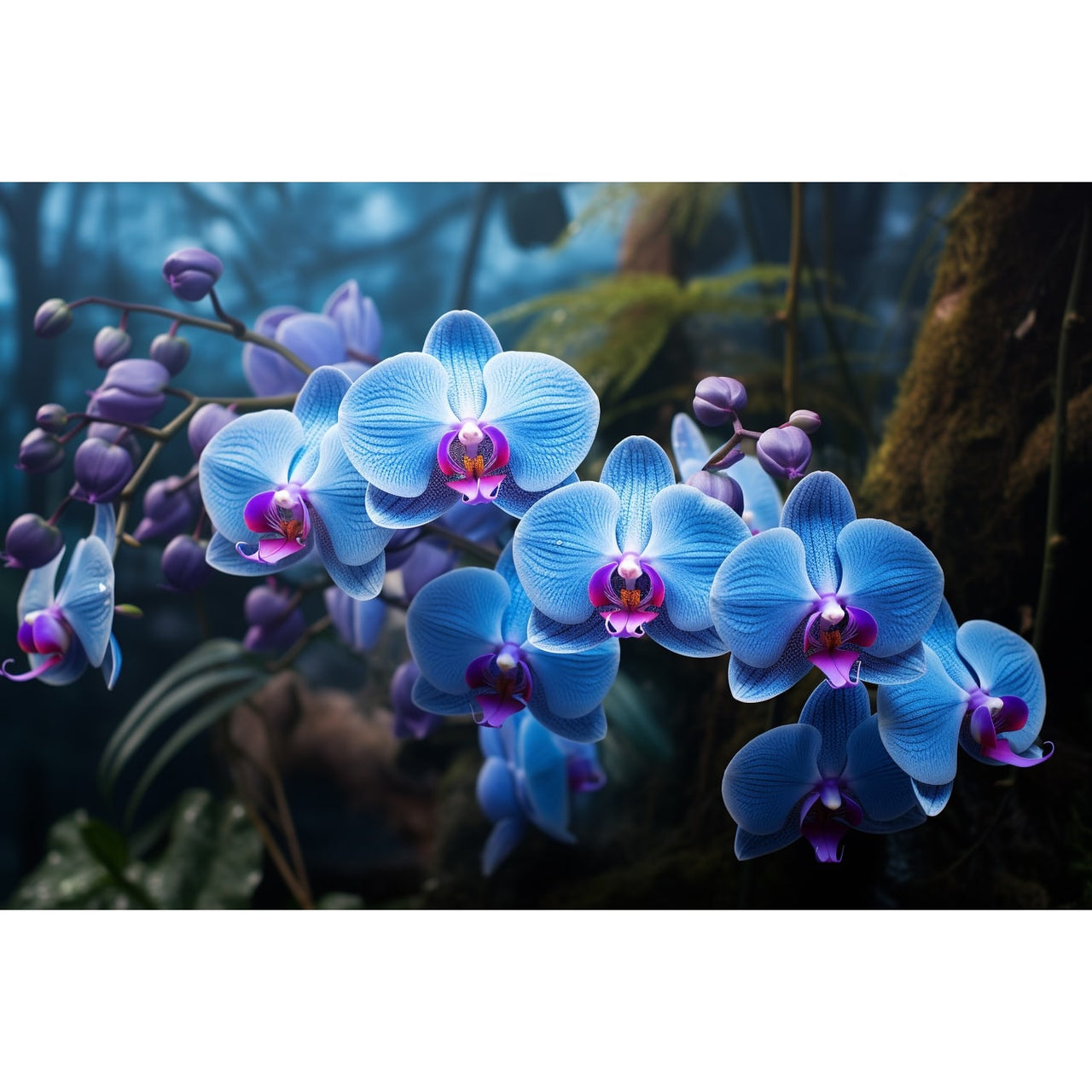 Tableau Moderne Avec Orchidées