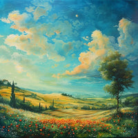 Thumbnail for Tableau Peinture Moderne de Paysage