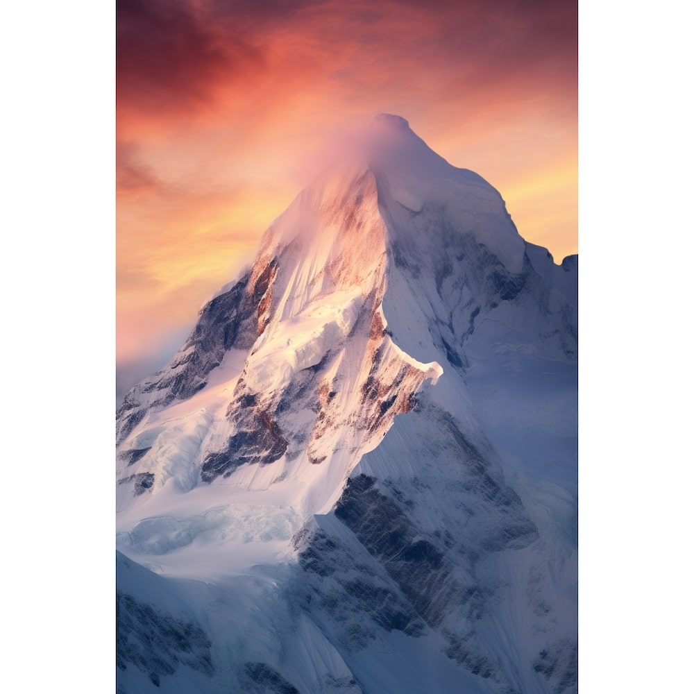 Tableau Montagne Chalet