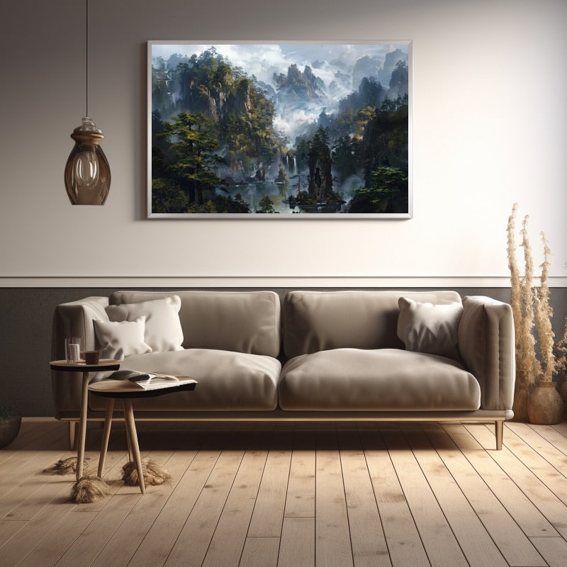 Tableau Paysage Fantastique