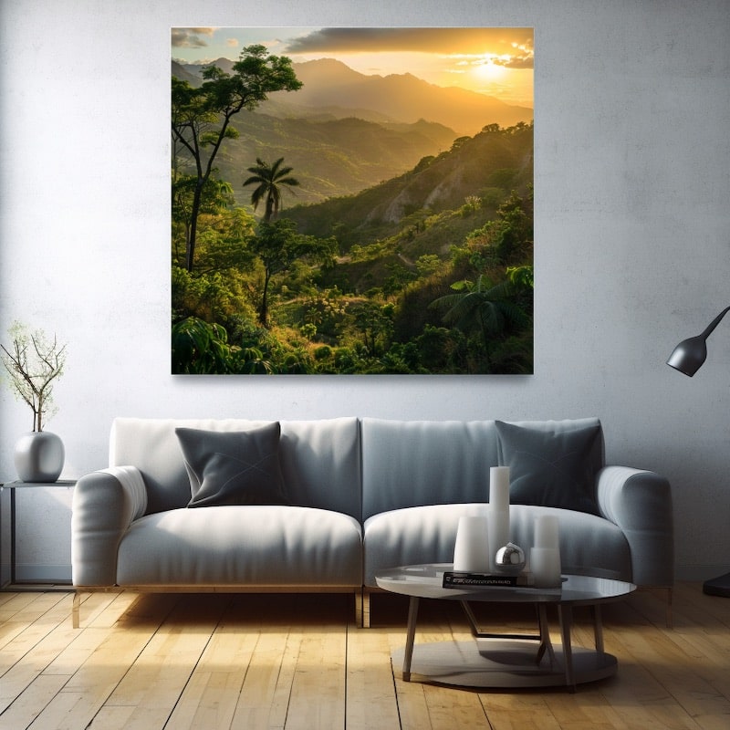 Tableau Paysage Haïtien