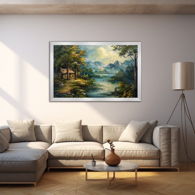 Tableau Paysage Maison