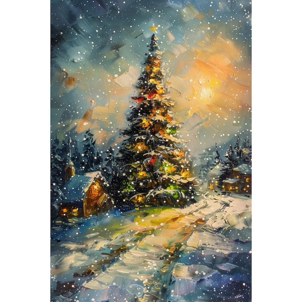 Tableau Paysage Noël