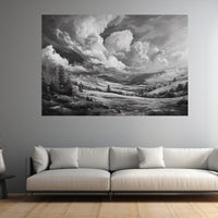 Thumbnail for Tableau Paysage Noir Et Blanc