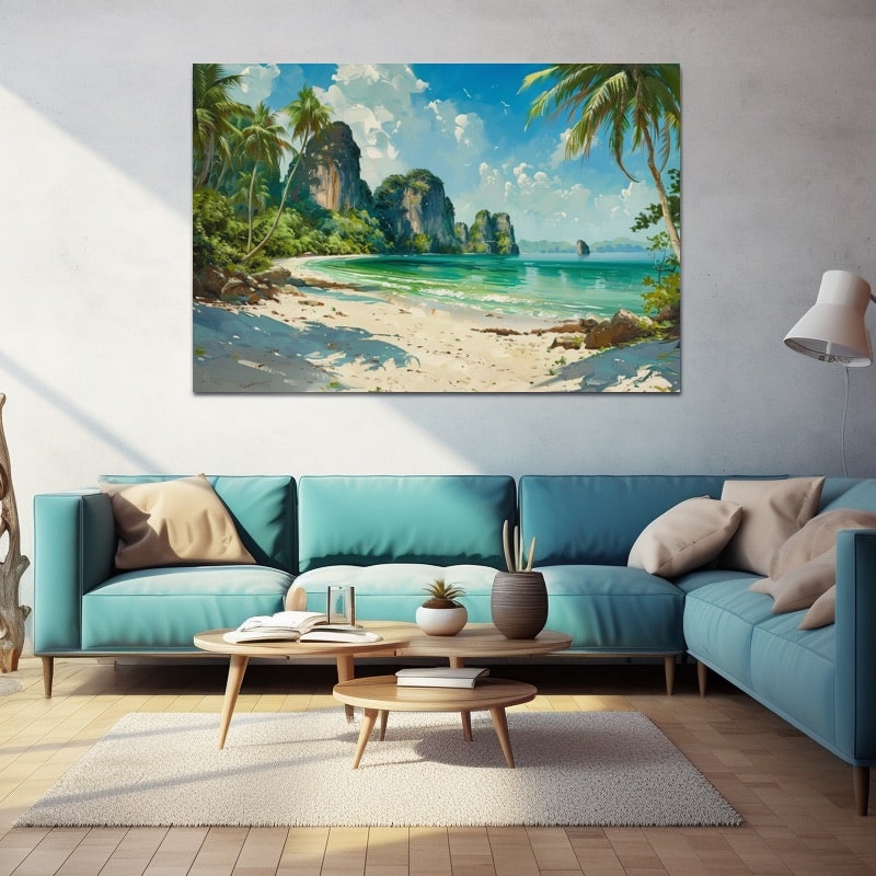 Tableau Paysage Paradisiaque