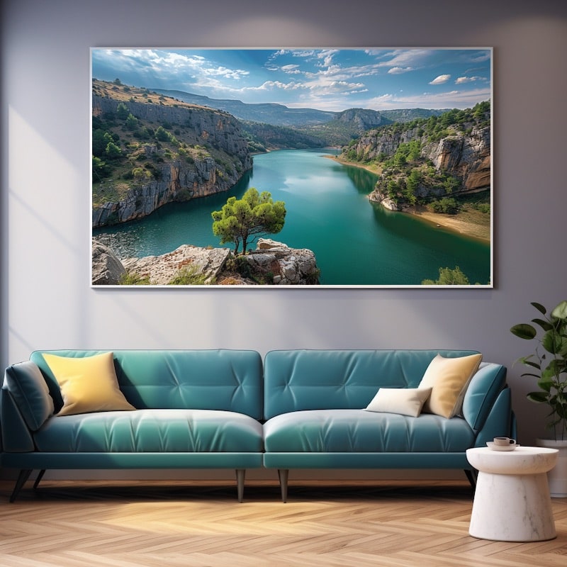 Tableau Paysage Rivière