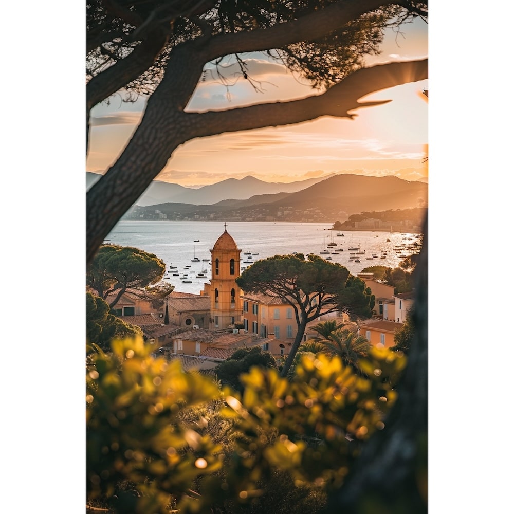 Tableau Paysage Saint Tropez