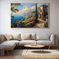 Thumbnail for Tableau Peinture A L'Huile Paysage Ancien