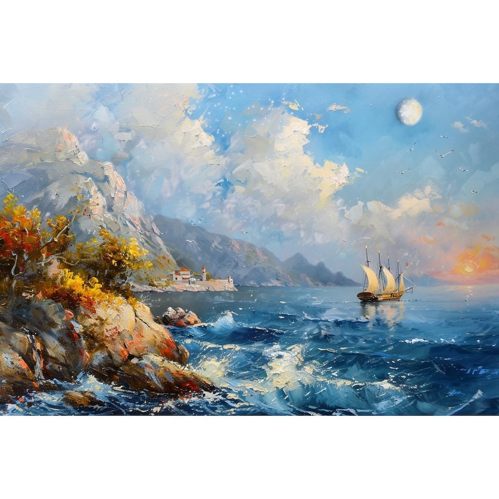 Tableau Peinture Marin Paysage
