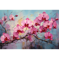 Thumbnail for Tableau Peinture Orchidée En Acrylique