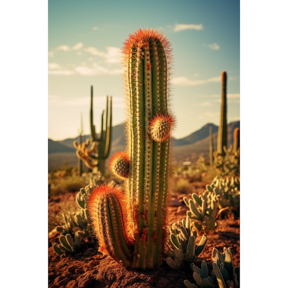 Tableau Photo Cactus Moderne