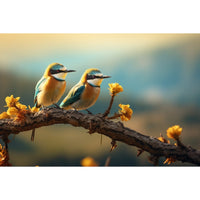 Thumbnail for Tableau Toile Branche Oiseau