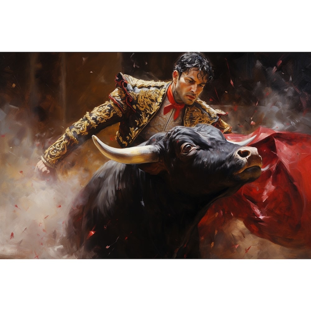 Tableau Toréador Taureau