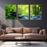 Thumbnail for Tableau Triptyque Bambou