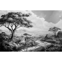 Thumbnail for Tableau De Savane Noir Et Blanc