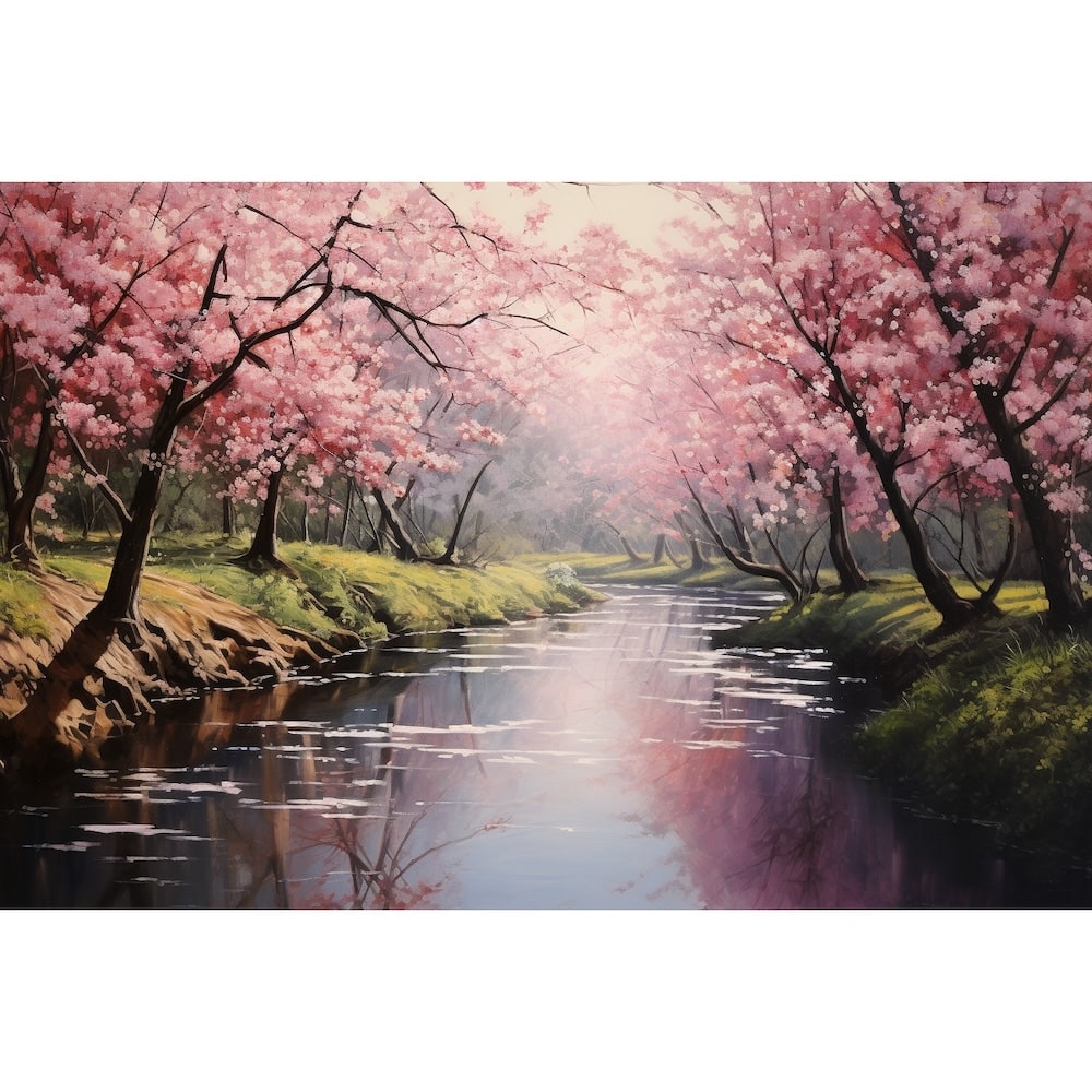 cerisier japonais peinture