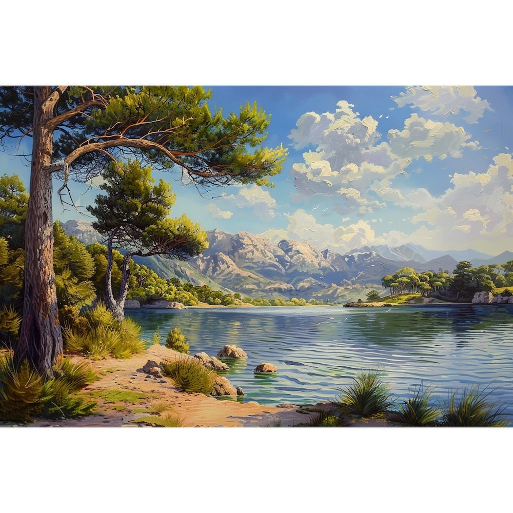 decoration murale tableau paysage