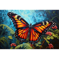 Thumbnail for papillon peinture acrylique tableau