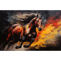 Thumbnail for tableau cheval contemporain