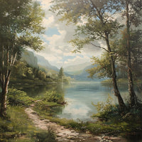 Thumbnail for tableau paysage huile