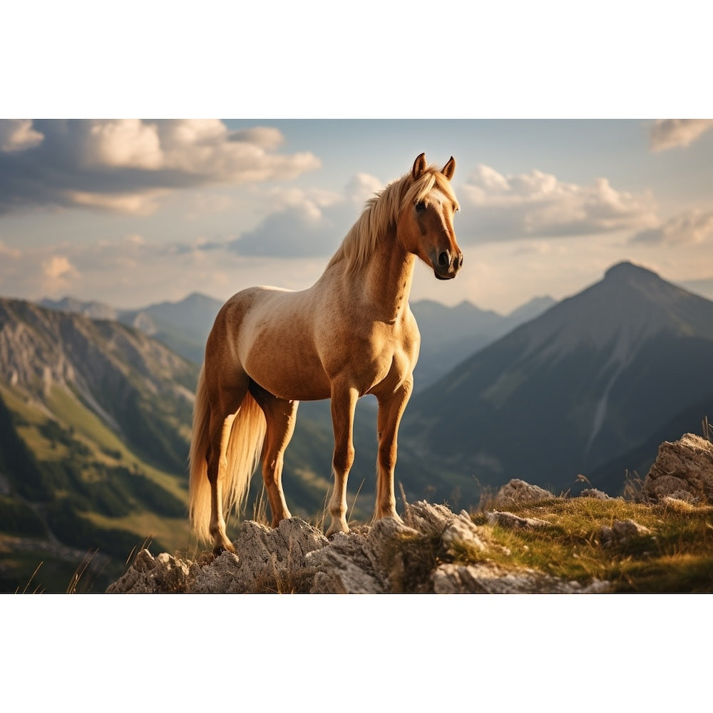 tableau sur toile cheval