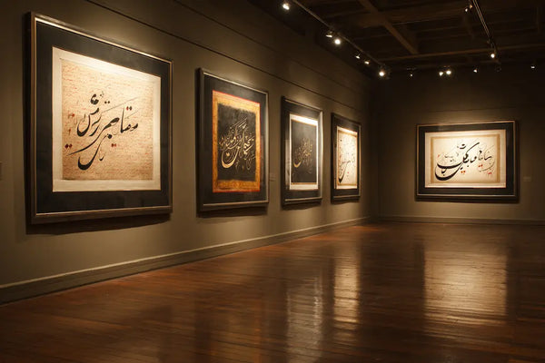 Alphabet en calligraphie