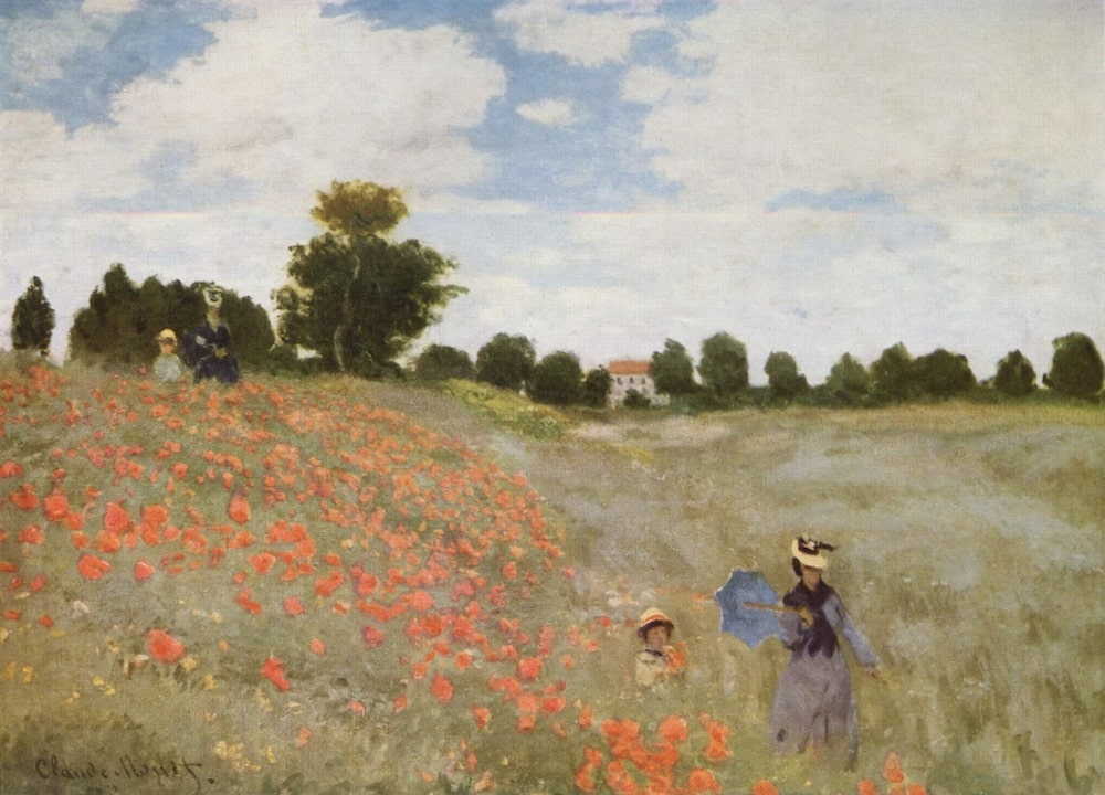 Peinture Les Coquelicots