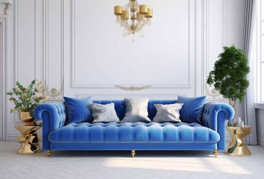 deco couleur bleu roi