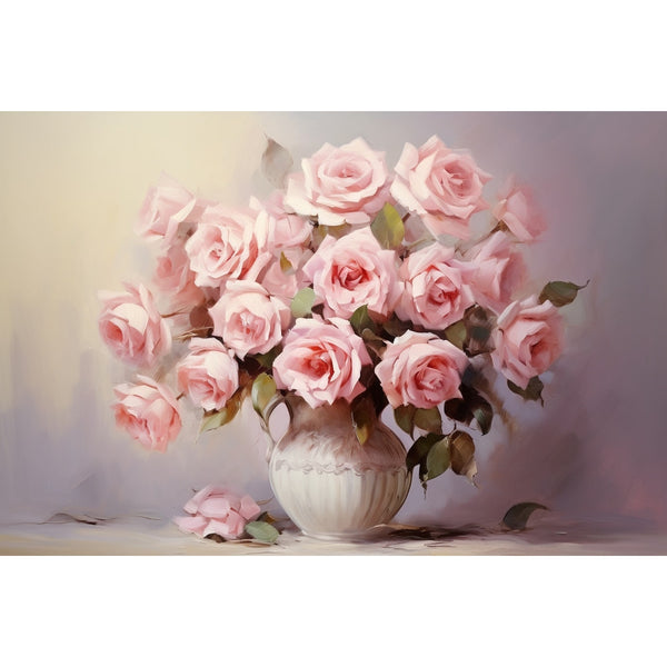Tableau Bouquet de Roses, art mural décoration nature