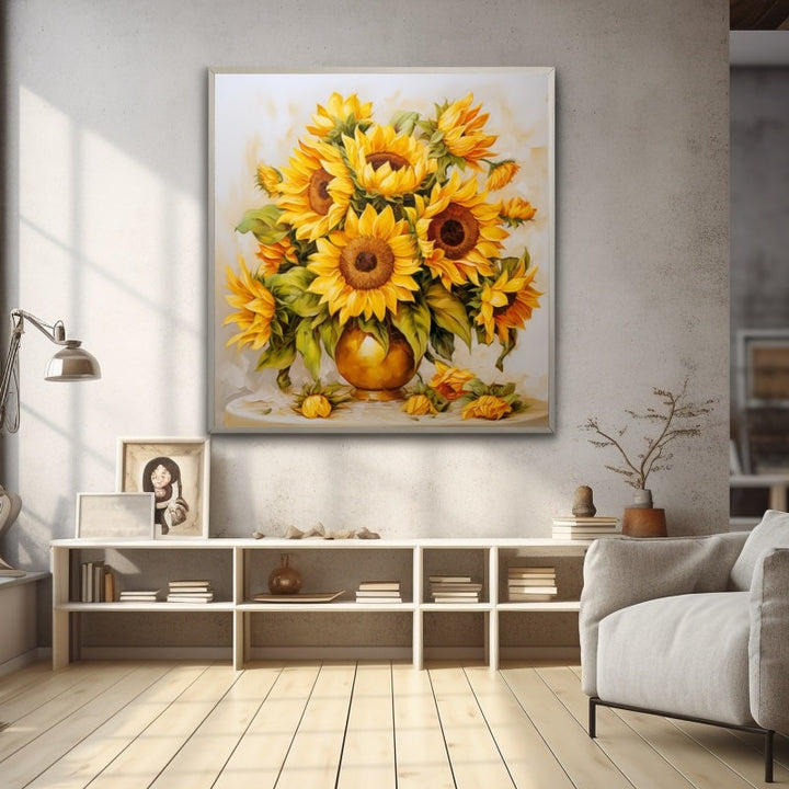 Bouquet De Tournesol En Tableau
