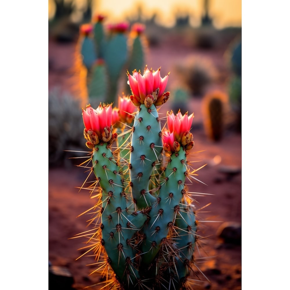 Cactus Fleuri Tableau
