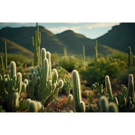 Tableau Cactus Mexique, art mural décoration nature