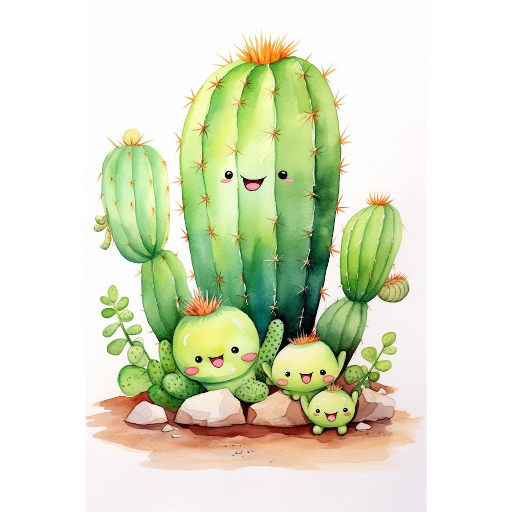 Cactus Tableau Enfant