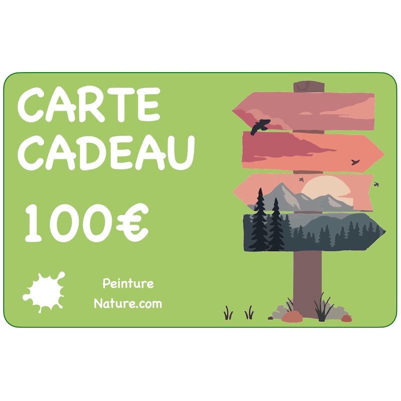 Carte-cadeau Peinture Nature 100€