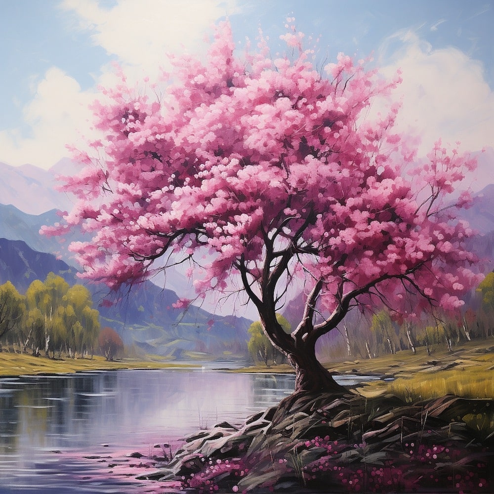 Cerisier Du Japon Peinture