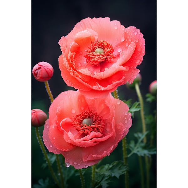 Coquelicot Rose Tableau
