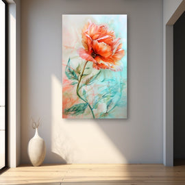 Dessin Fleur Peinture, art mural décoration nature